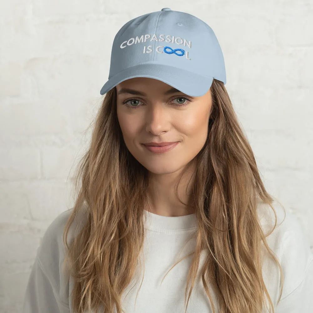 Compassion is Cool - Dad Hat - White Thread
