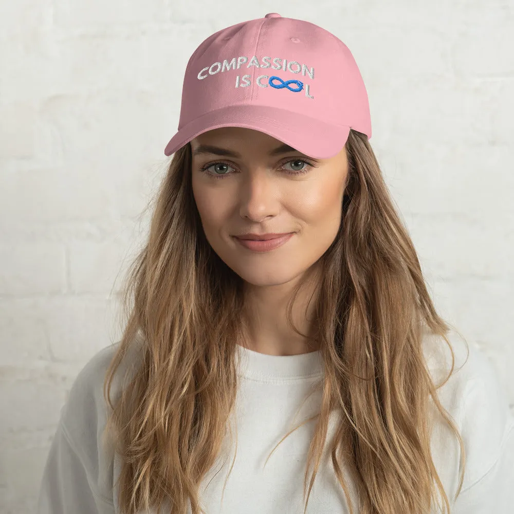Compassion is Cool - Dad Hat - White Thread