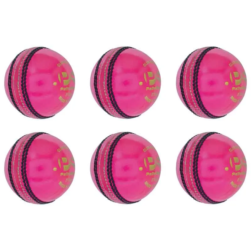 Cricket - Club Senior Match Ball - 5.5oz - Red/White/Pink - Box of 6