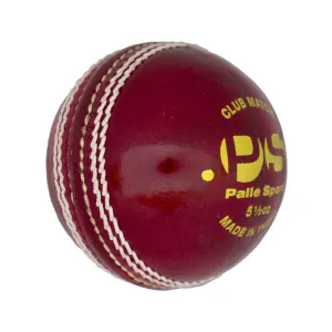 Cricket - Club Senior Match Ball - 5.5oz - Red/White/Pink