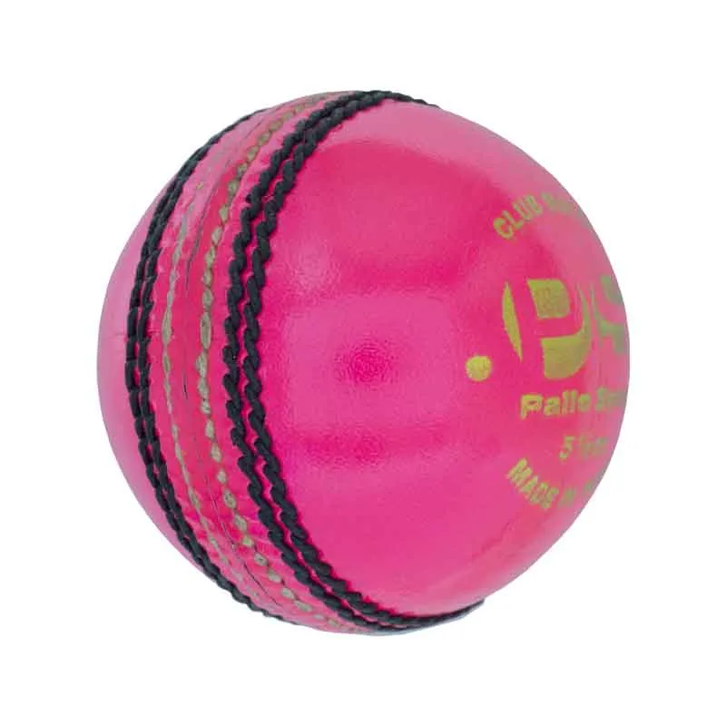 Cricket - Club Senior Match Ball - 5.5oz - Red/White/Pink
