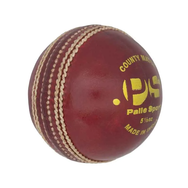 Cricket - County Senior Match Ball - 5.5oz - Red
