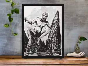 Cultist of the Hell Spider Gallery Canvas Art Print