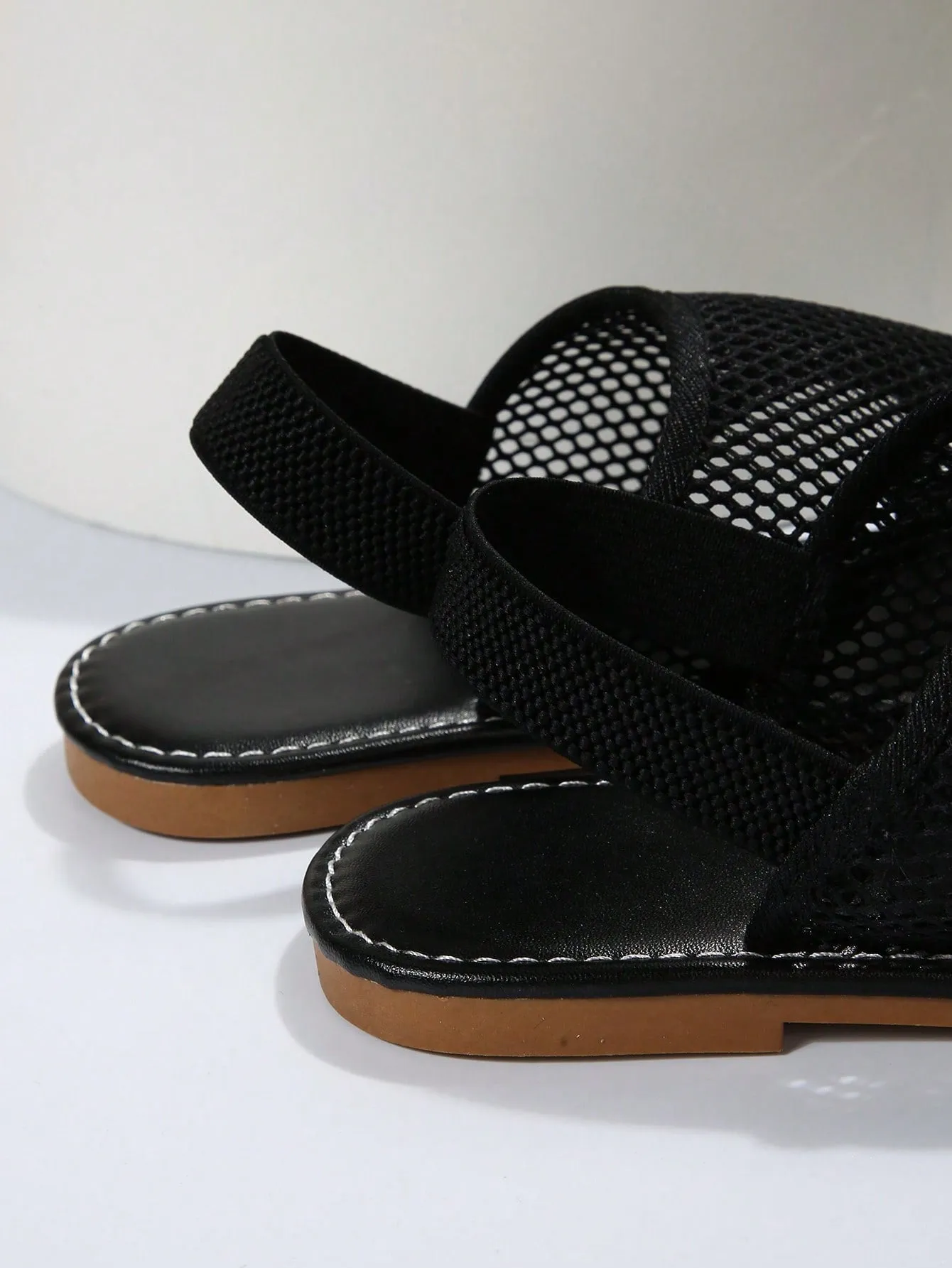 Cut Out Slingback Sandals