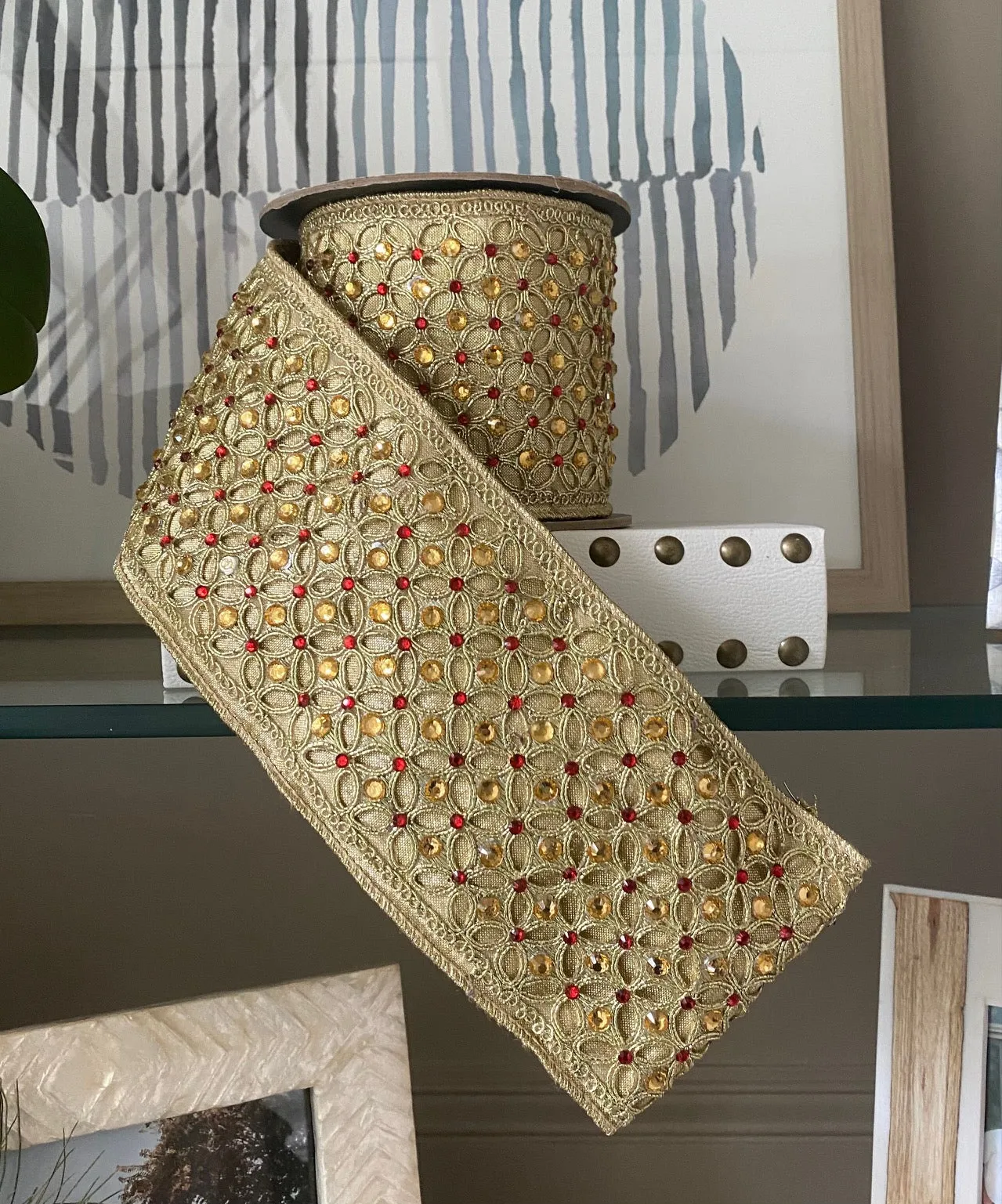 Decorative Designer Ribbon 4" x 5yds *SOLD OUT*