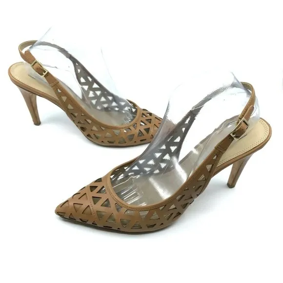 Diane VonFurstenberg Slingback High Heels Sz 10M