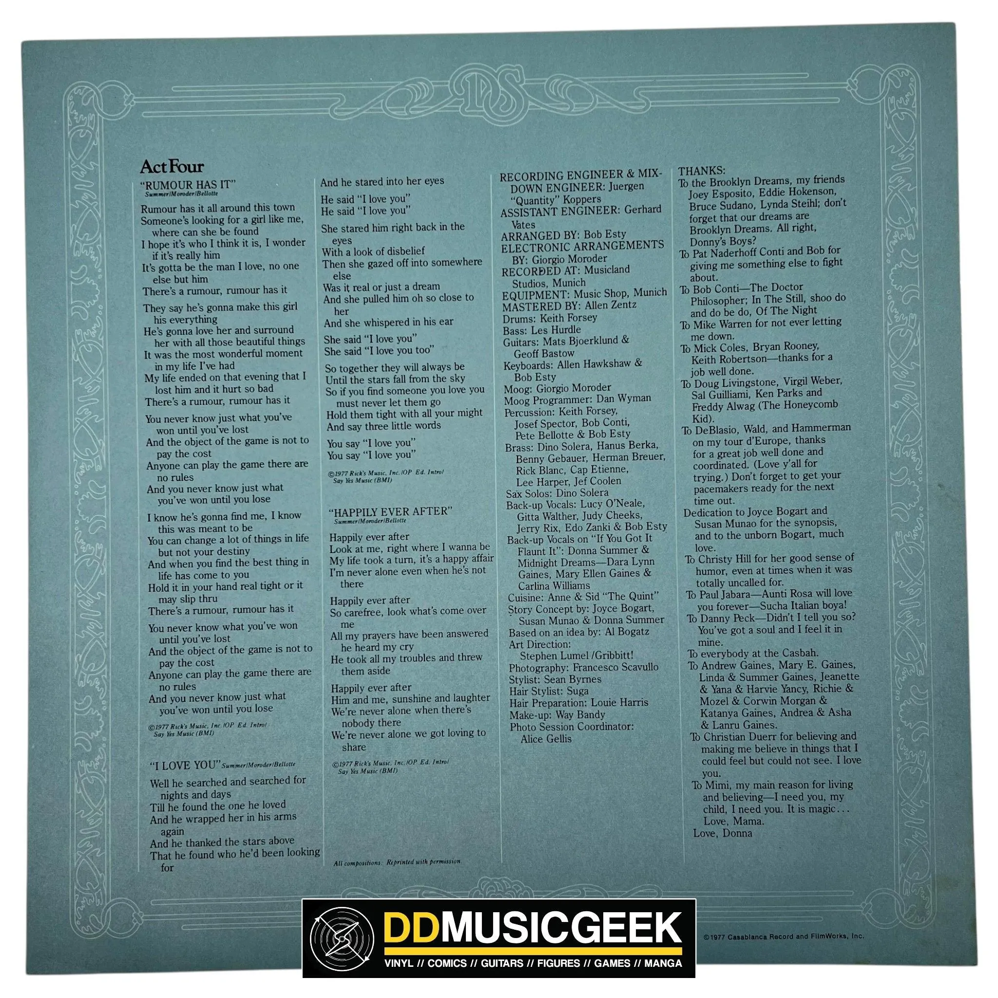 Donna Summer: Once Upon A Time... (2xLP, Album, P/Mixed, Gat)