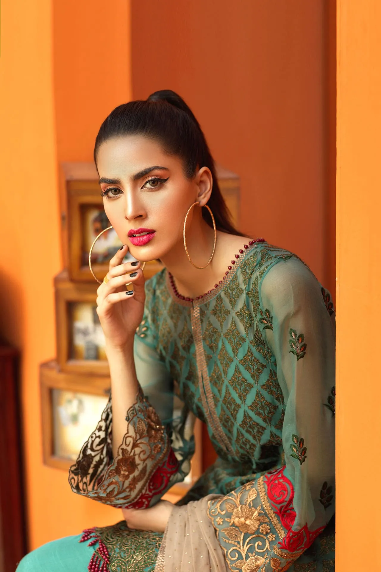 Dope Pakistani formal dress 2019 for ladies # P2613