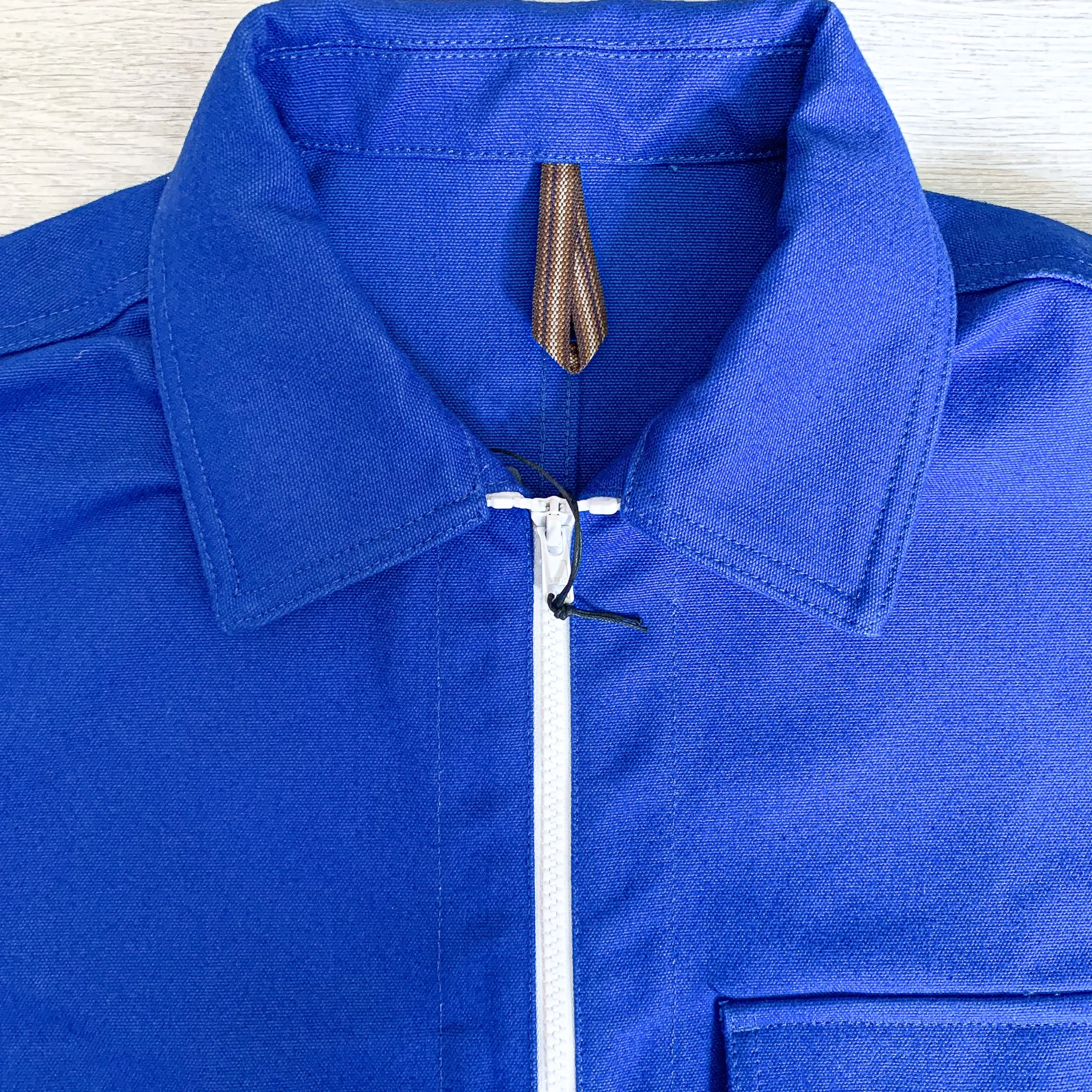 Drake's Blue Cotton 18oz Canvas Yacht Sailing Chore Jacket