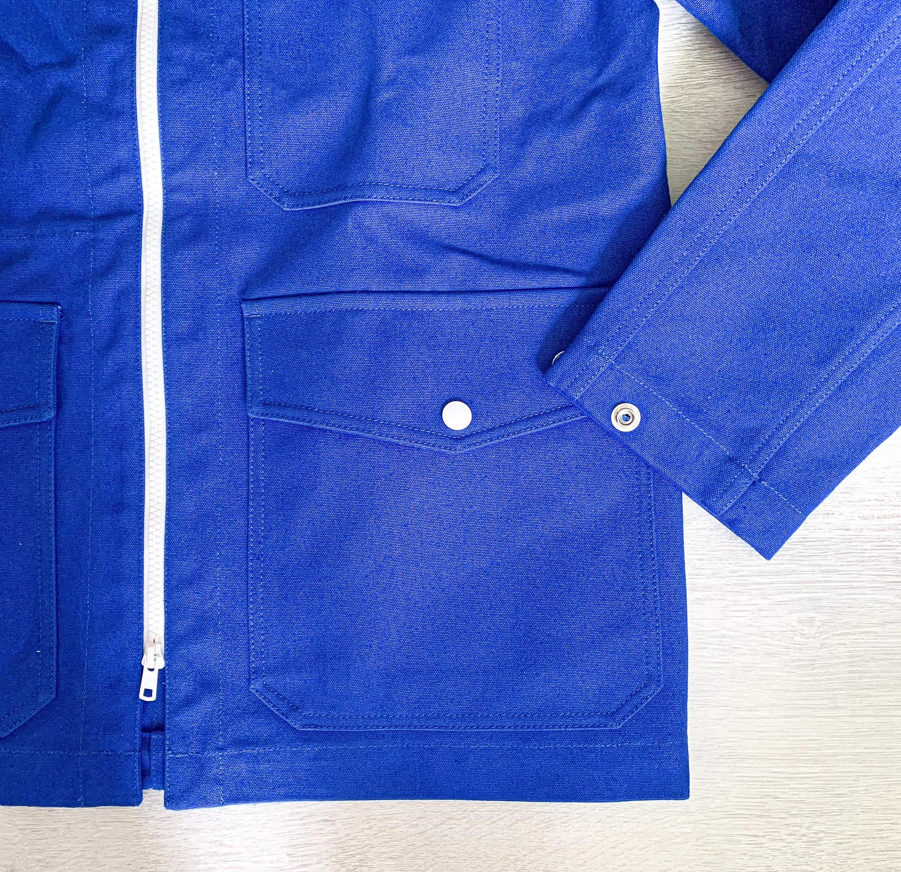 Drake's Blue Cotton 18oz Canvas Yacht Sailing Chore Jacket
