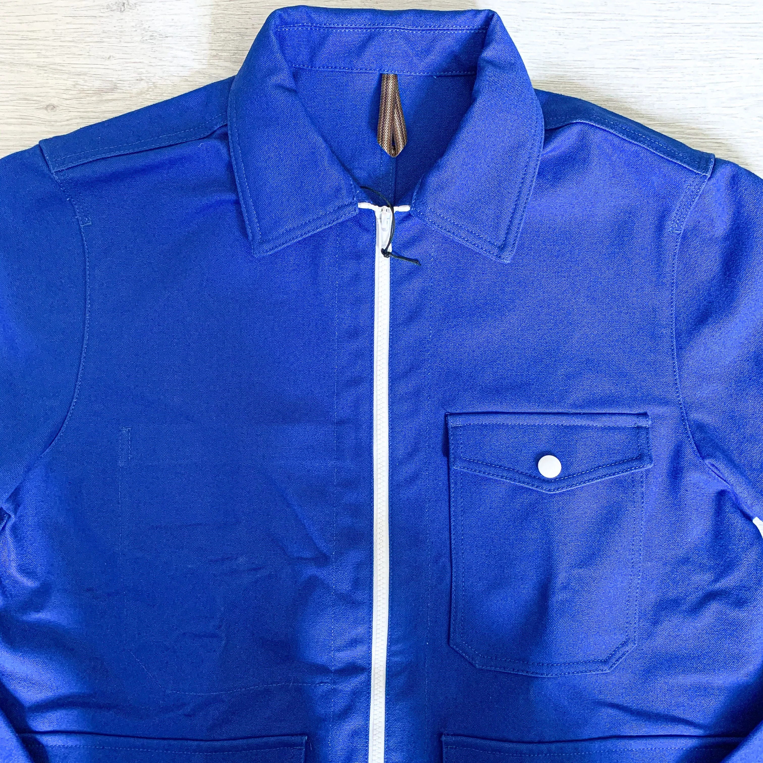 Drake's Blue Cotton 18oz Canvas Yacht Sailing Chore Jacket