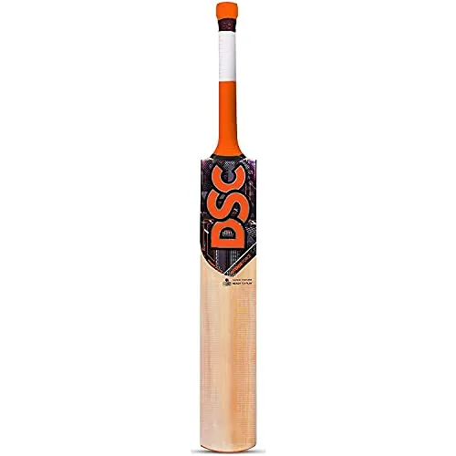DSC Intense Force Kashmir Willow Cricket Bat for Leather Ball |Size-6 | Light Weight | Free Cover|