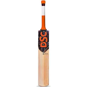 DSC Intense Force Kashmir Willow Cricket Bat for Leather Ball |Size-6 | Light Weight | Free Cover|