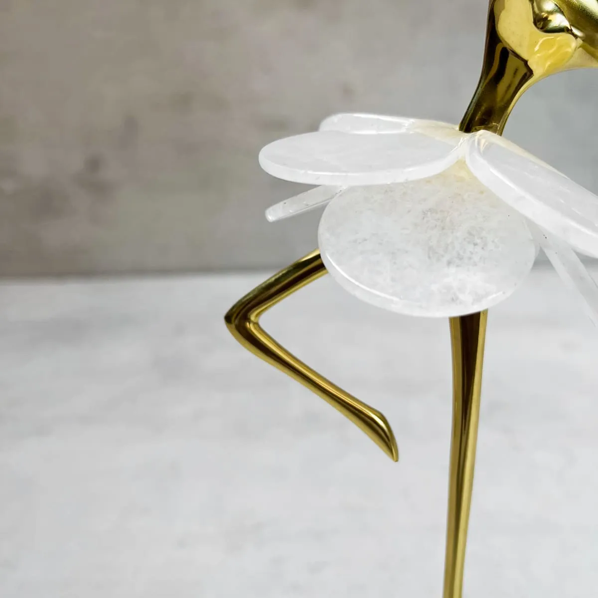 Edit House & Home-Home Artisan Bernice Golden Ballerina Brass Sculpture