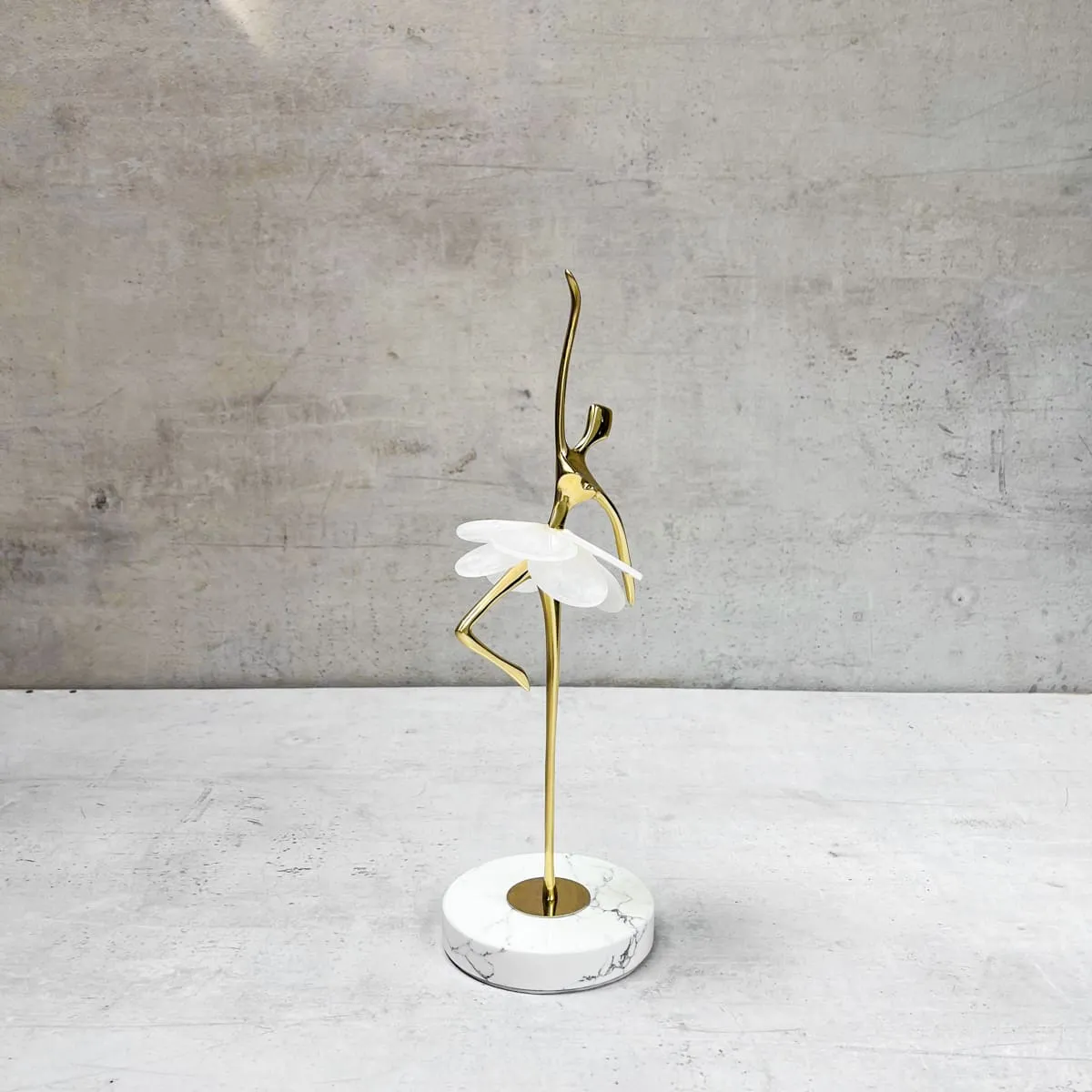 Edit House & Home-Home Artisan Bernice Golden Ballerina Brass Sculpture