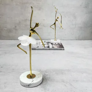 Edit House & Home-Home Artisan Bernice Golden Ballerina Brass Sculpture