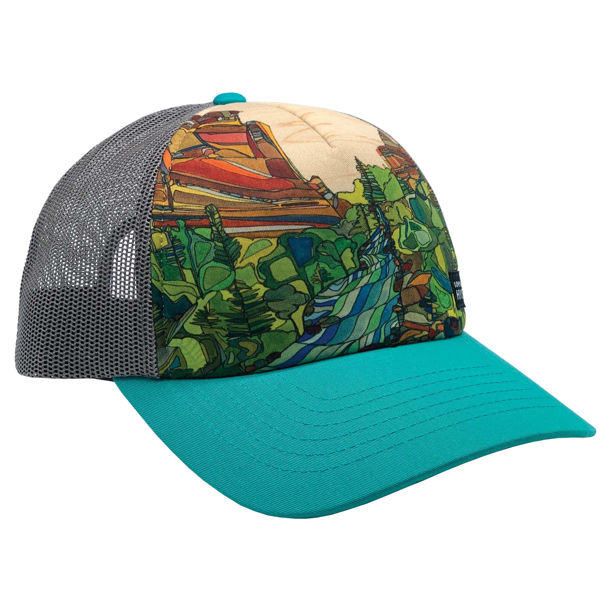 Eldorado Canyon | Trucker Hat | Turquoise 100% Recycled Grey
