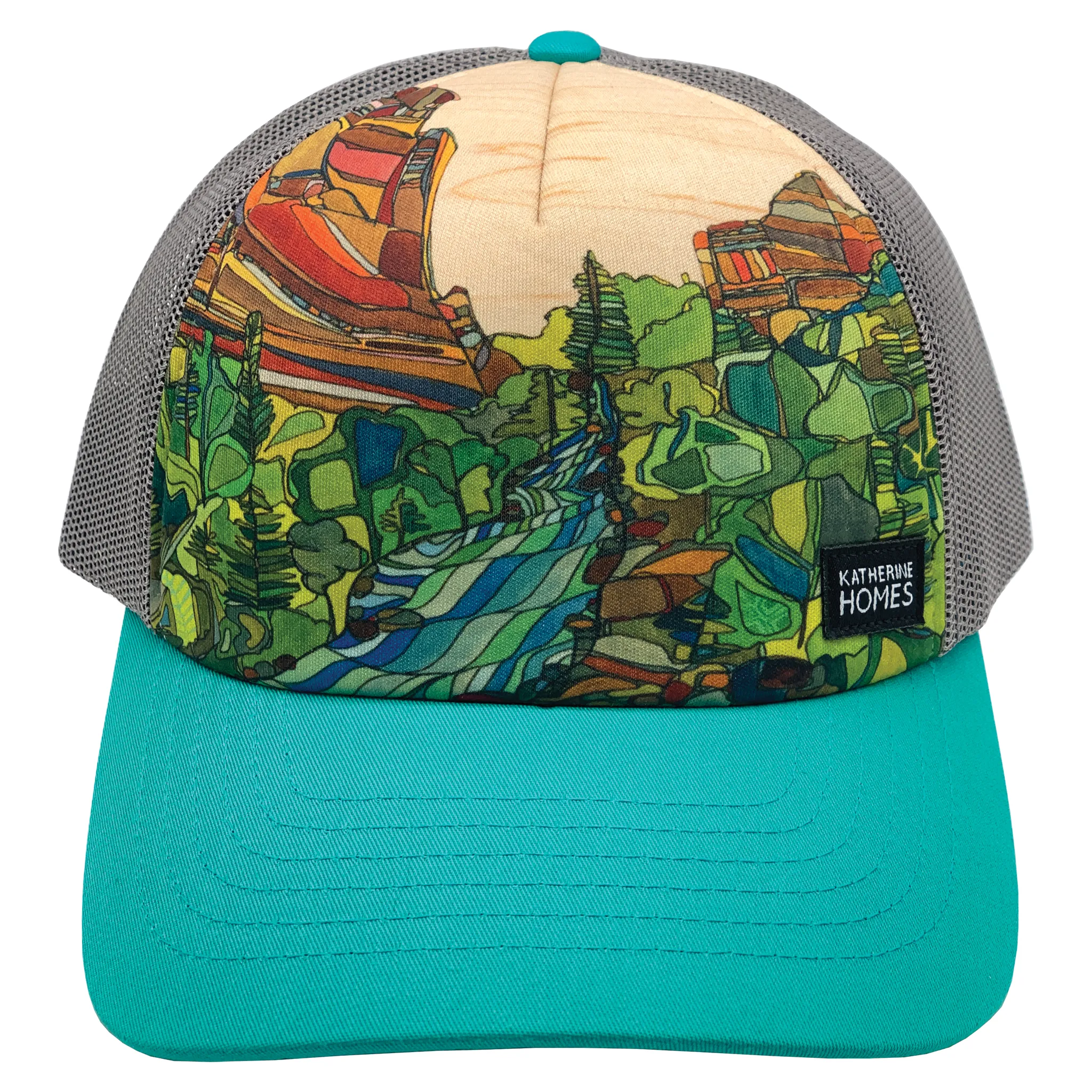 Eldorado Canyon | Trucker Hat | Turquoise 100% Recycled Grey