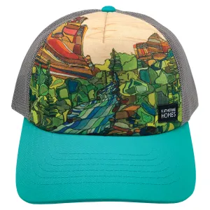 Eldorado Canyon | Trucker Hat | Turquoise 100% Recycled Grey