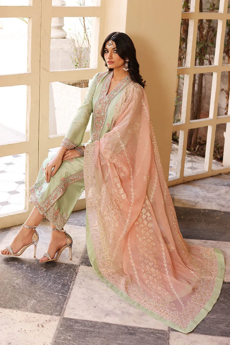 Embroidered Green Salwar Kameez Pakistani Wedding Dresses