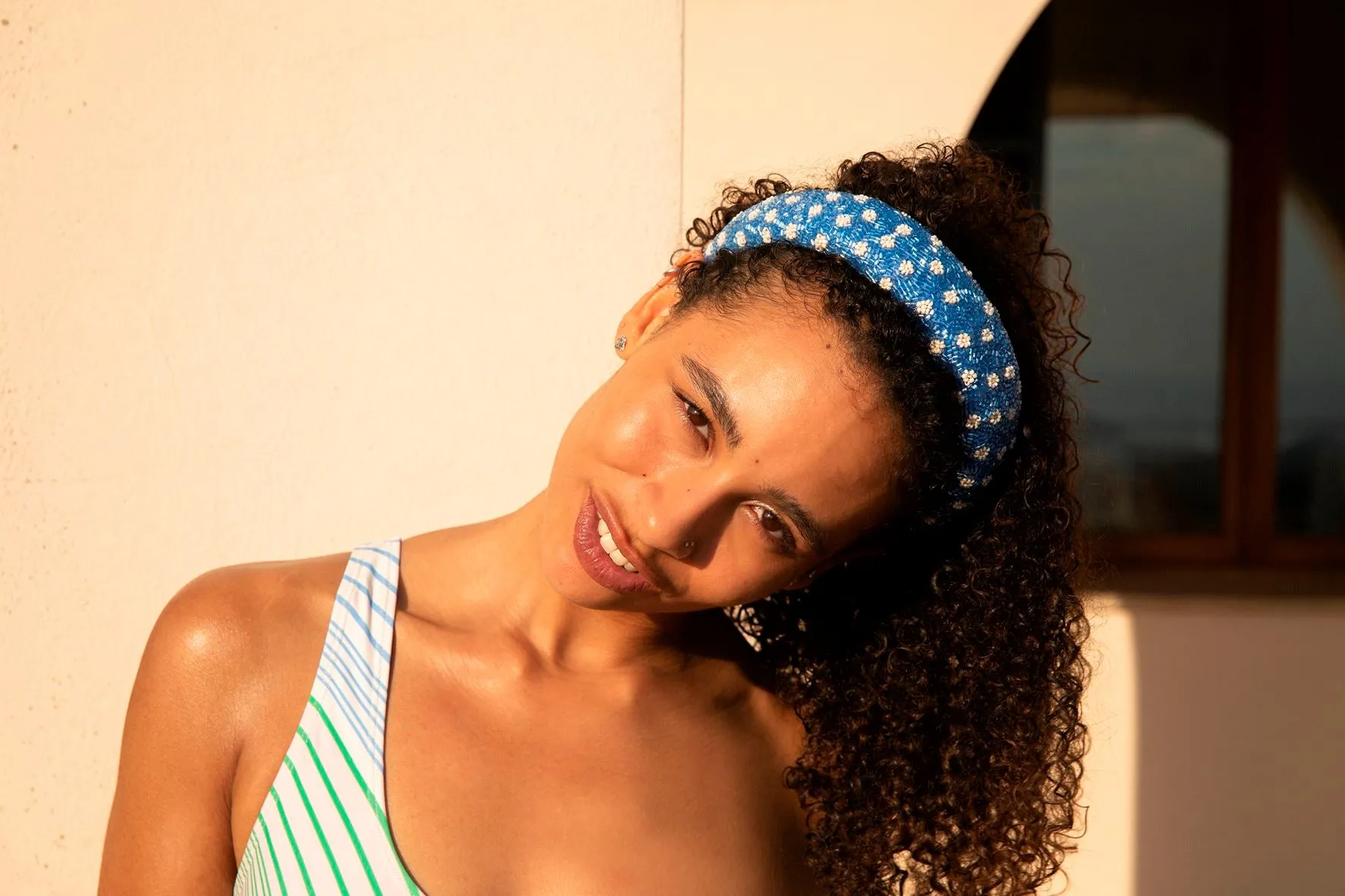 Enrice Beaded Hairbrace