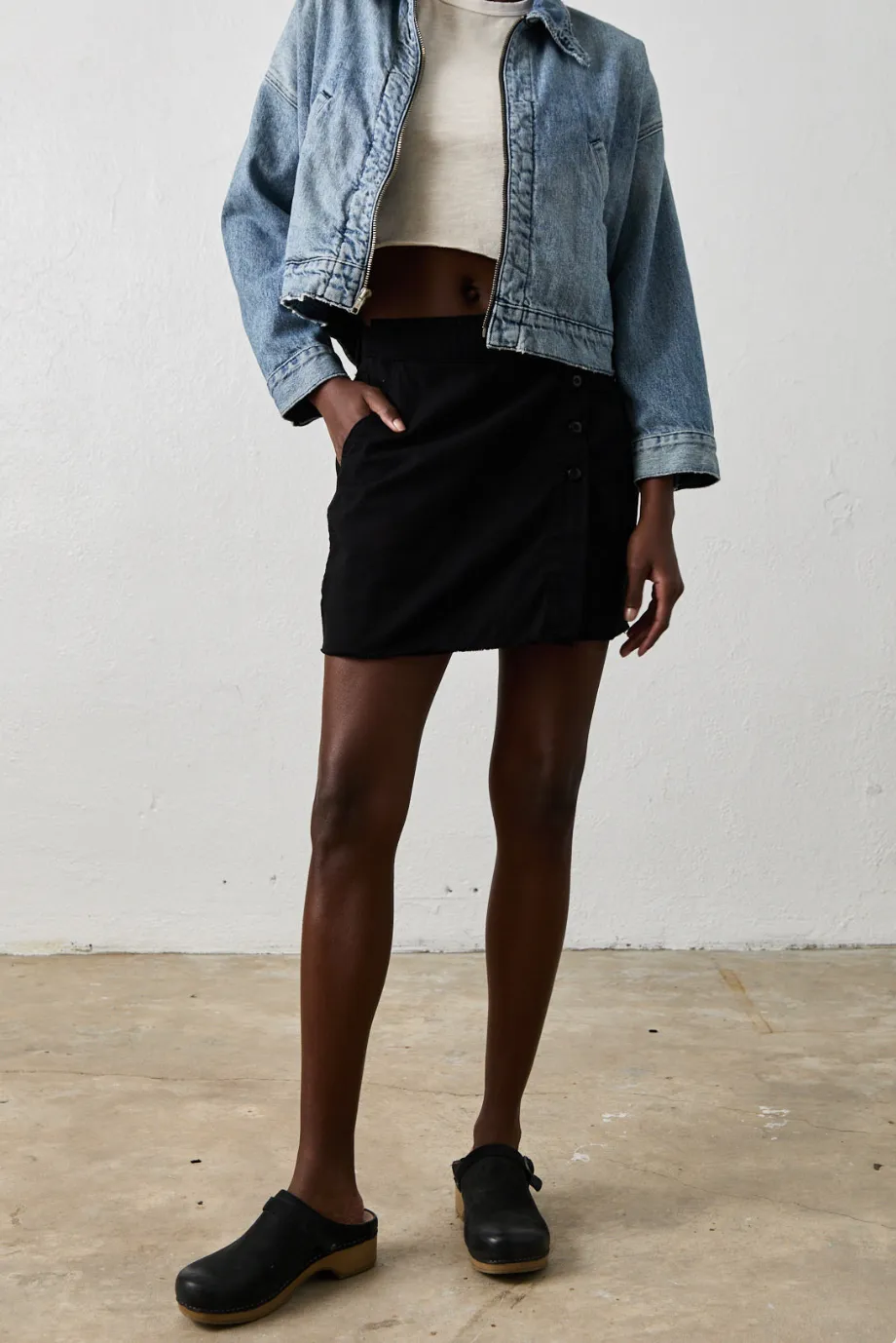 EVERLY SKIRT IN BLACK
