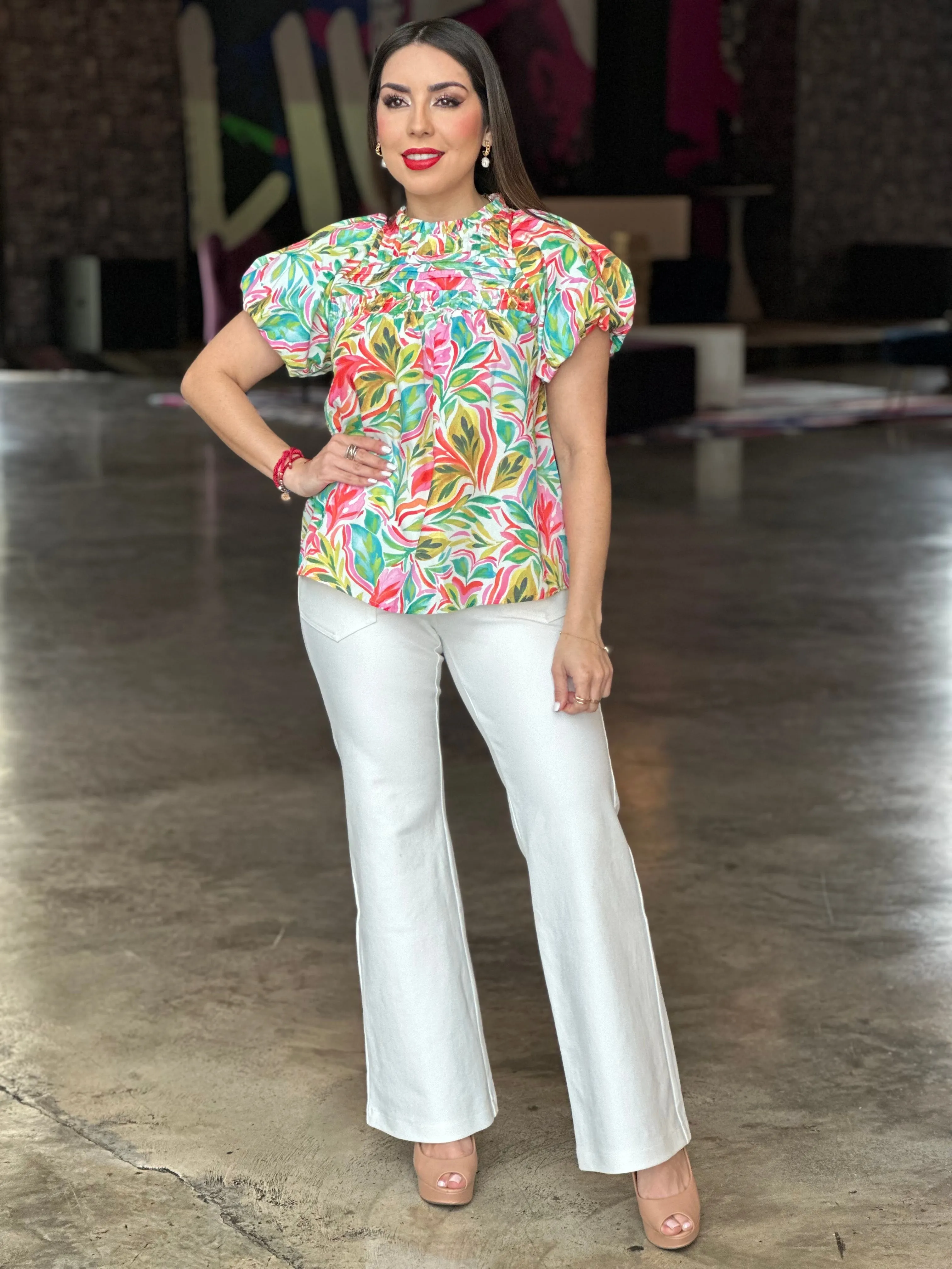 Floral Multi Top