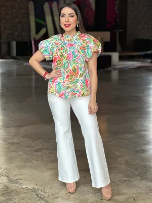 Floral Multi Top