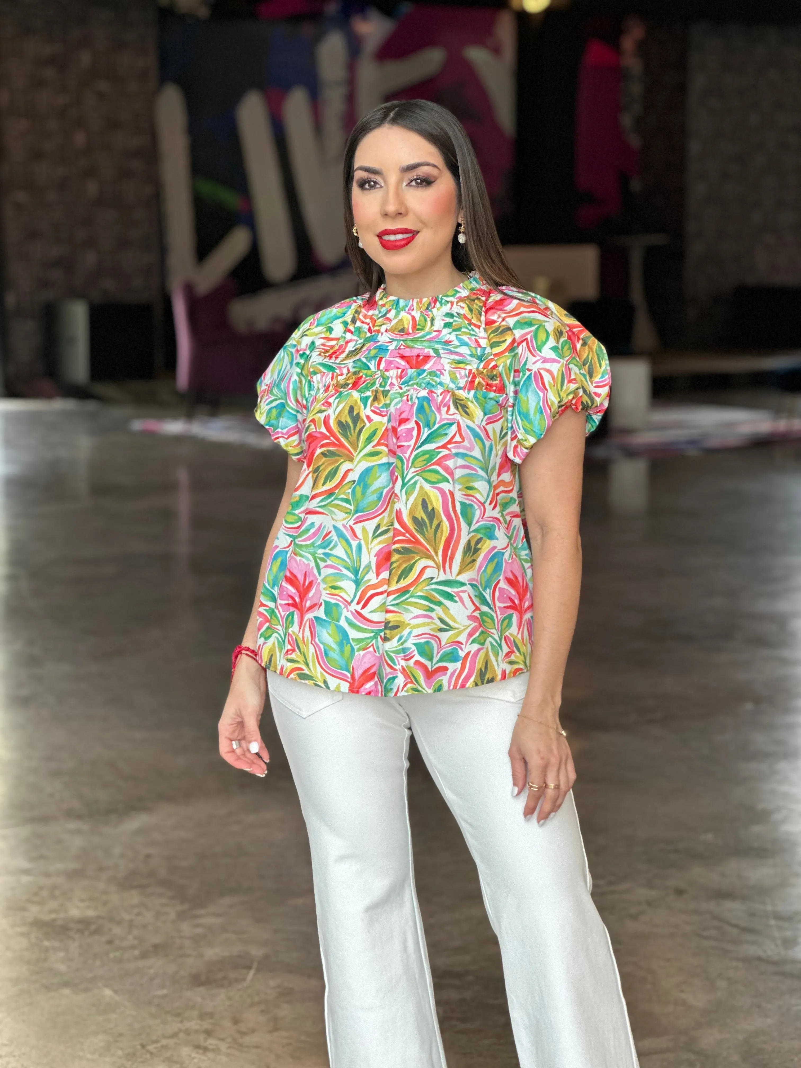 Floral Multi Top