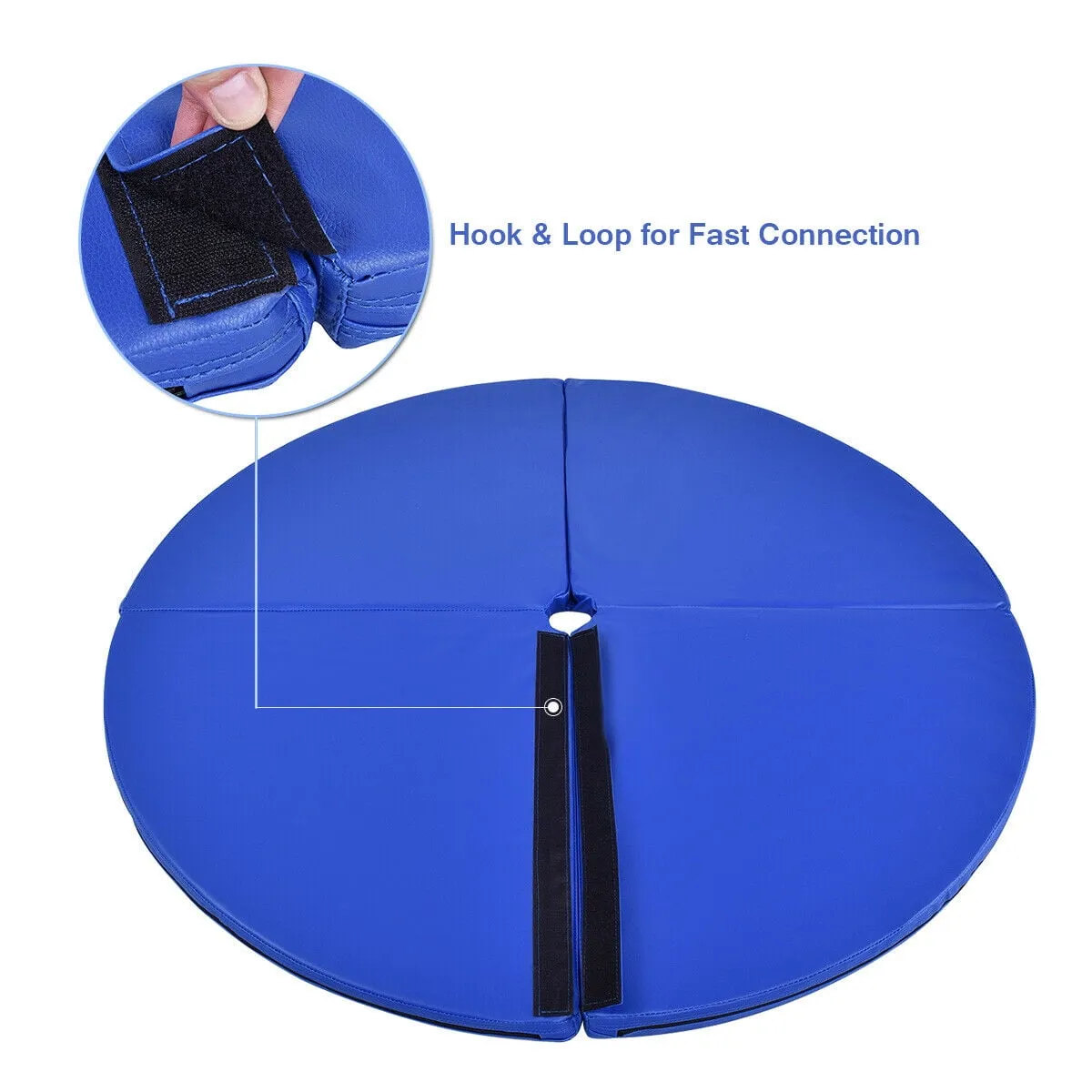 Foldable Pole Dance Mat Yoga Exercise Safety Dancing Cushion Crash Mat 2'' Thick