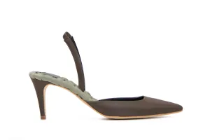 GABRIELLA Green Satin