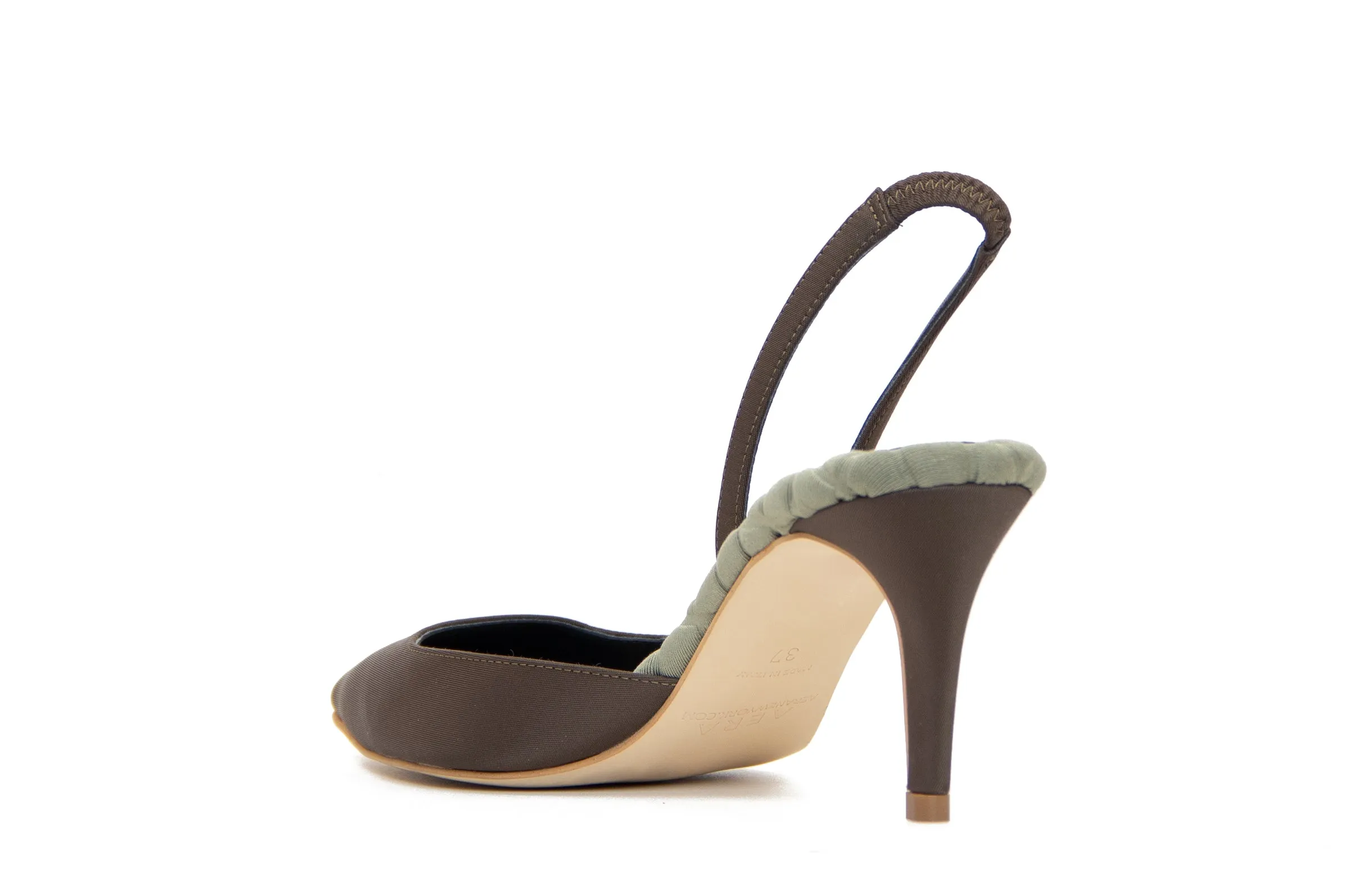 GABRIELLA Green Satin