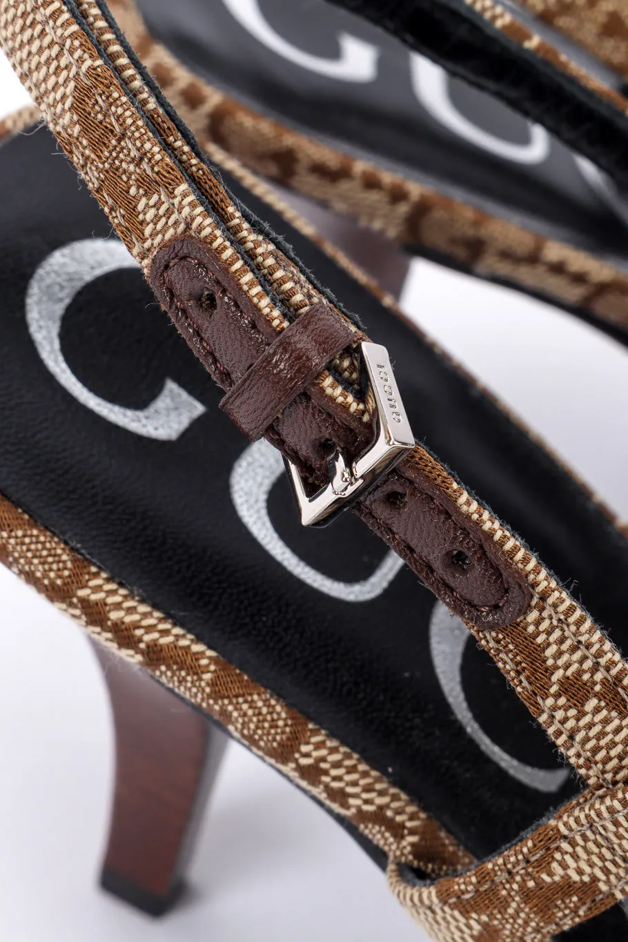 GG Logo Slingback Pumps