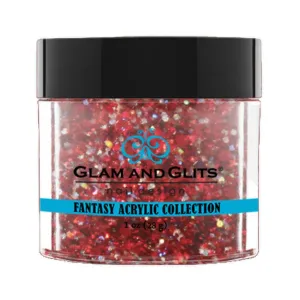GLAM AND GLITS / Acrylic Powder - Red Cherry 1oz.