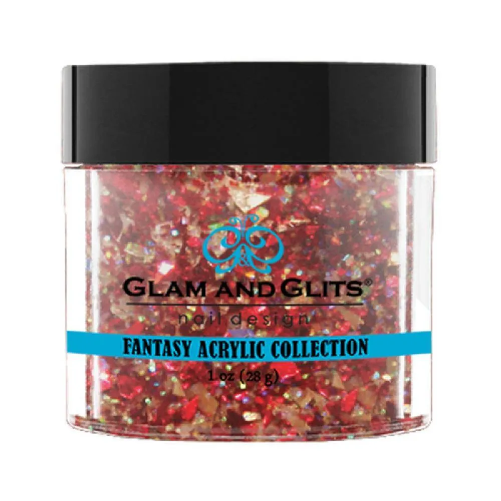 GLAM AND GLITS / Acrylic Powder - Red Mist 1oz.
