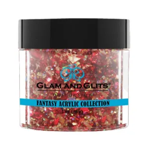 GLAM AND GLITS / Acrylic Powder - Red Mist 1oz.