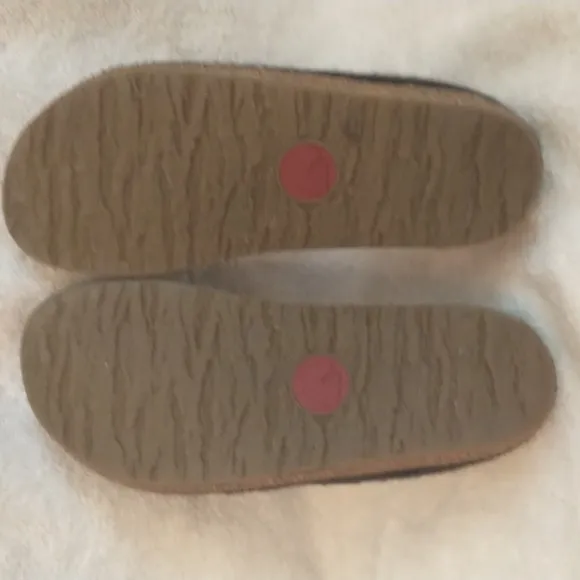 HafLinger Pure New Wool Rubber Soled Grey Clog 39