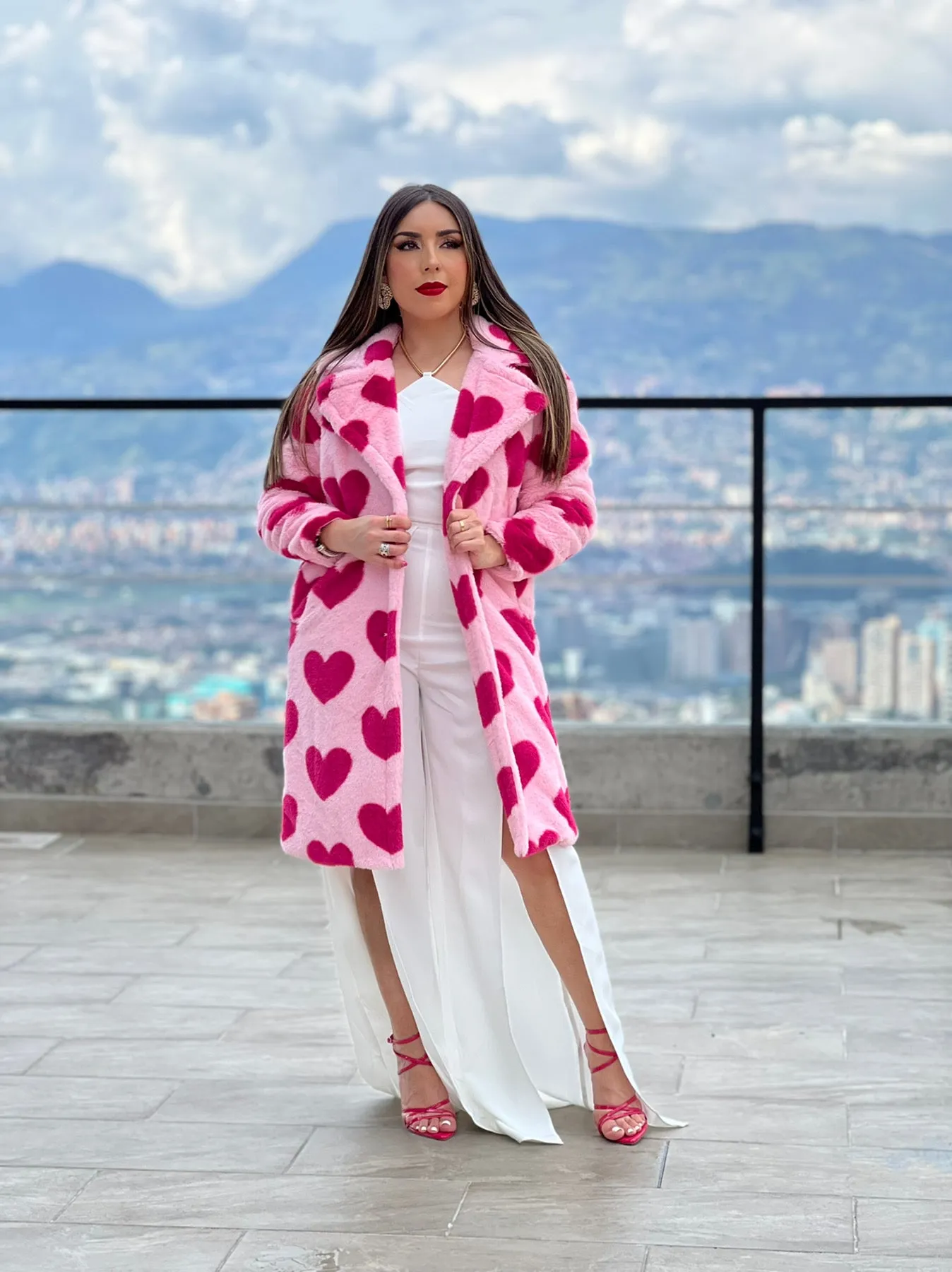 Heart Pink Coat