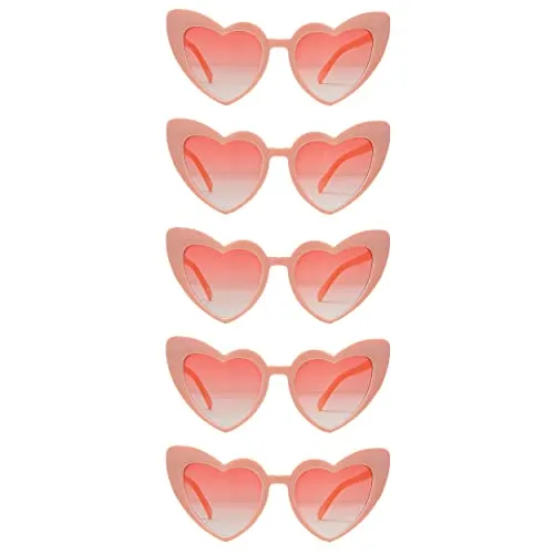 Heart Shaped Fashion Eyewear Sunglasses for Women - Solids