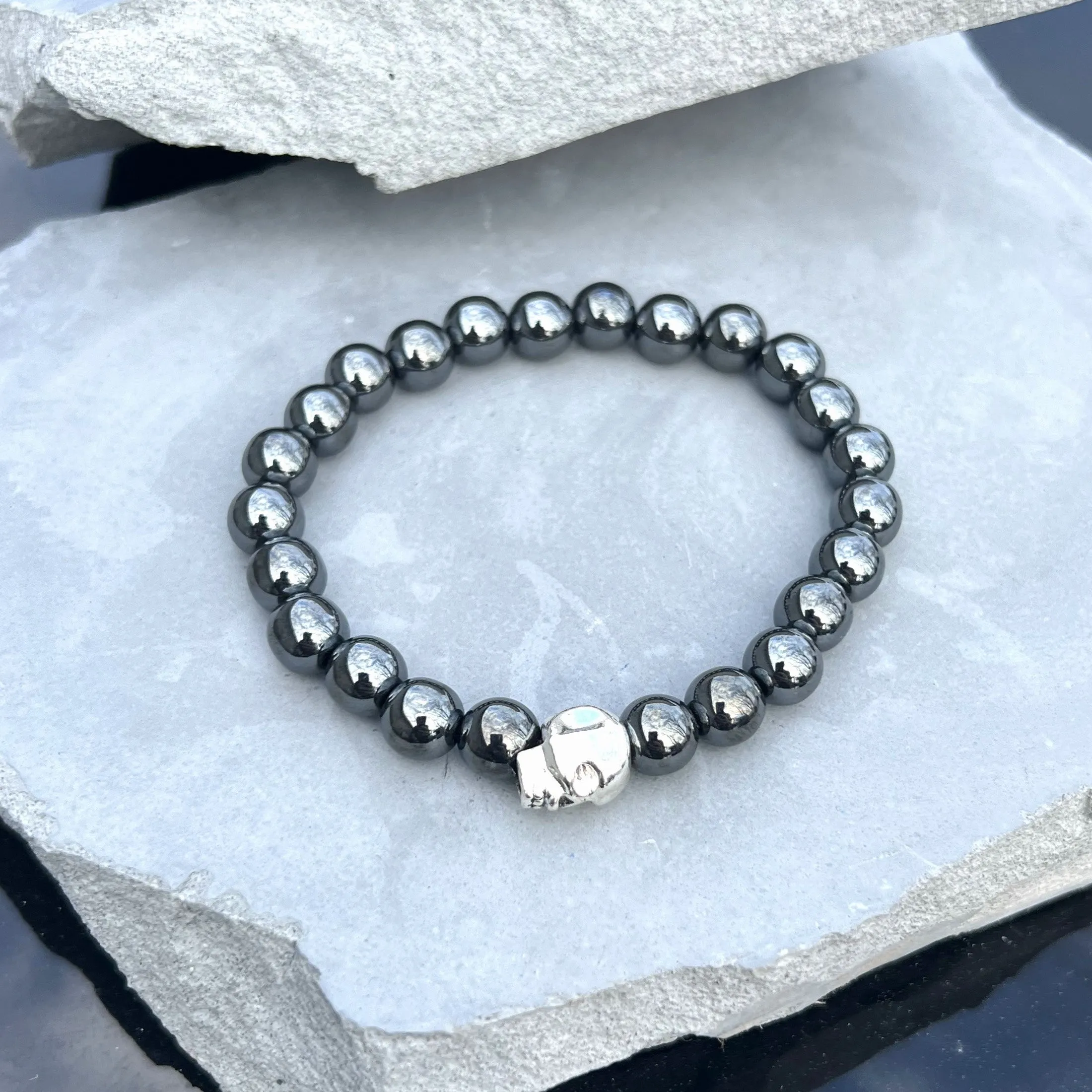 Hematite Beaded Bracelet