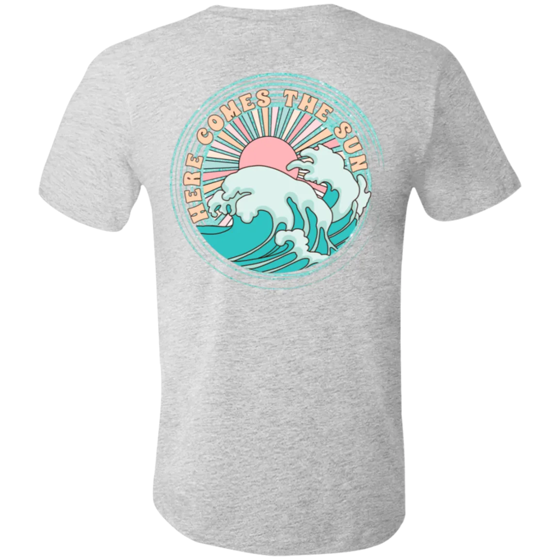 Here Comes the Sun Bella Canvas Tee – Beatles-Inspired Graphic Shirt