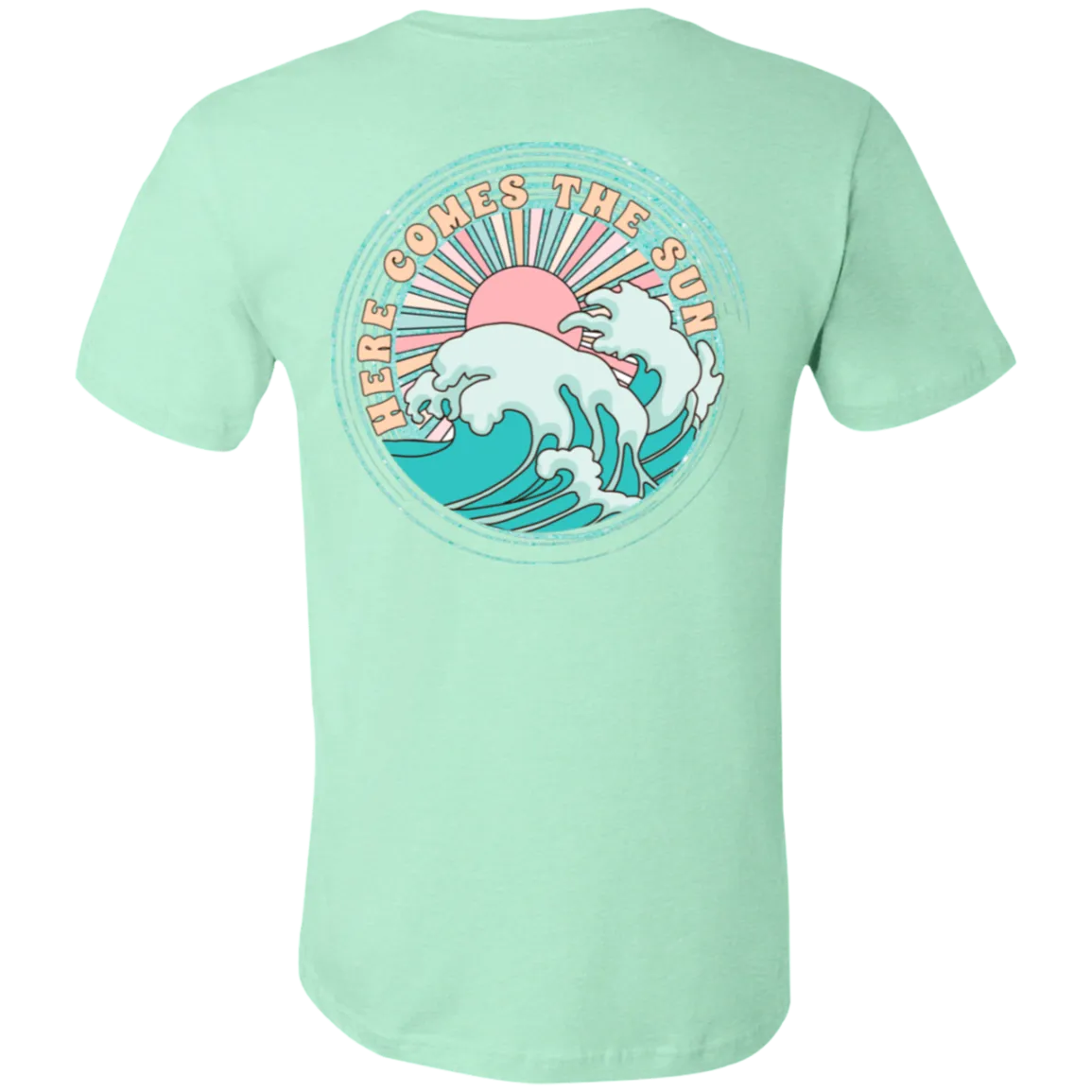 Here Comes the Sun Bella Canvas Tee – Beatles-Inspired Graphic Shirt
