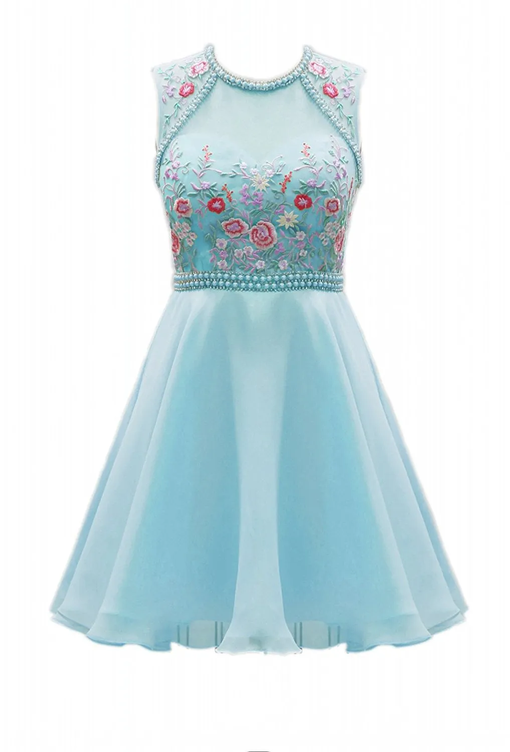 Homecoming Dress  Pink Beadings