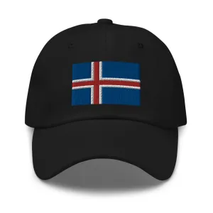 Icelandic Flag Embroidered Hat
