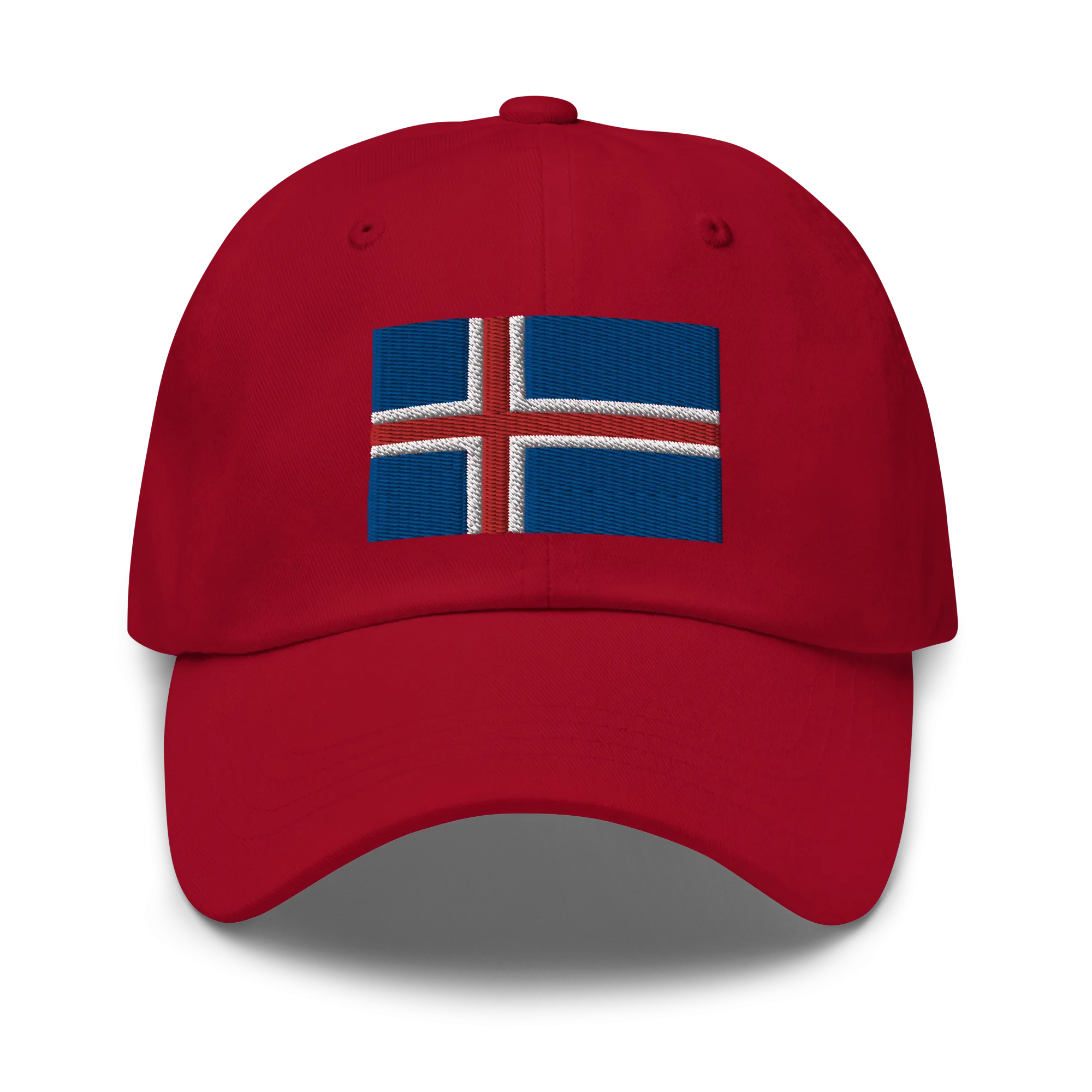 Icelandic Flag Embroidered Hat