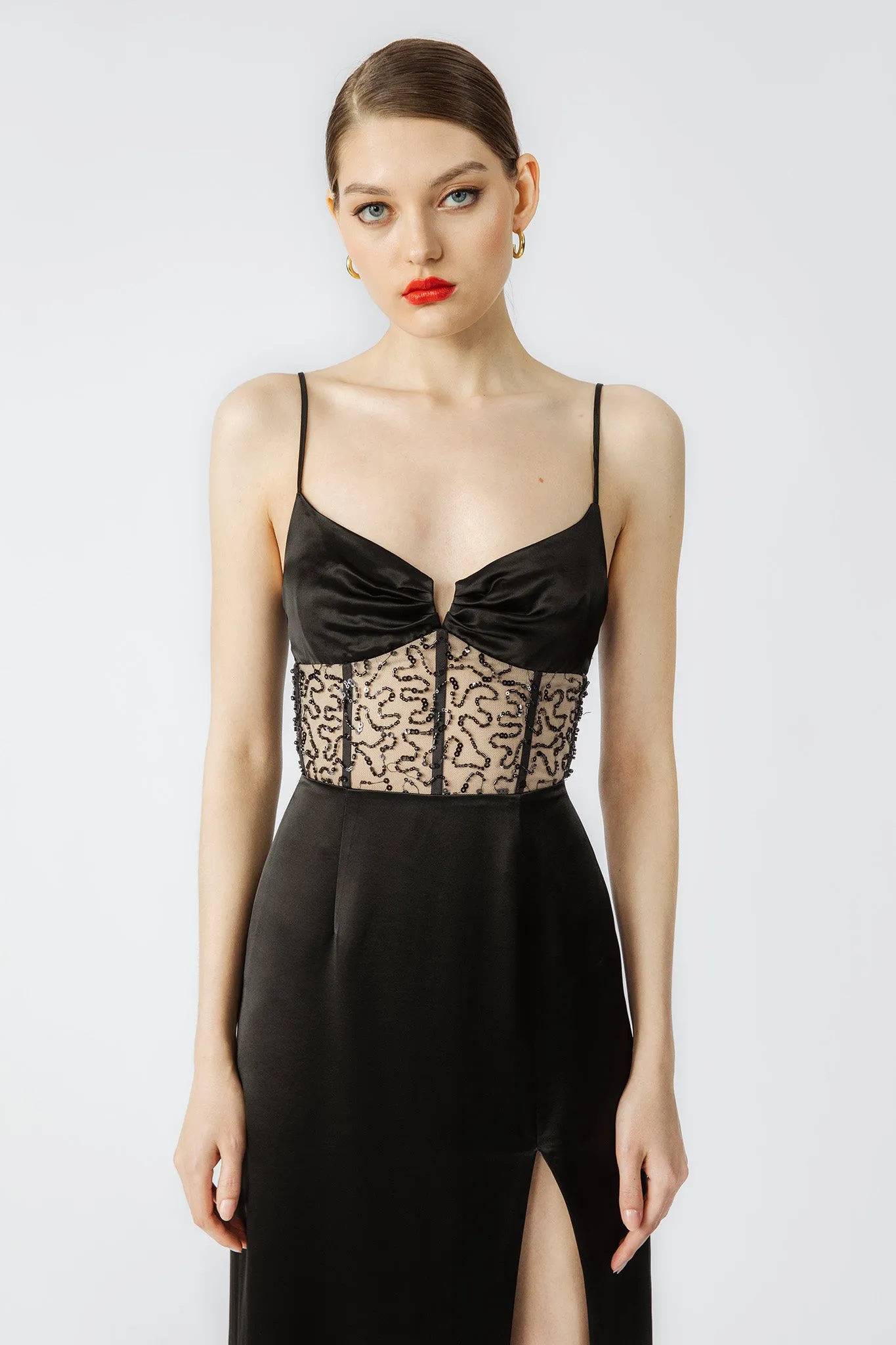 Isobel Satin Gown