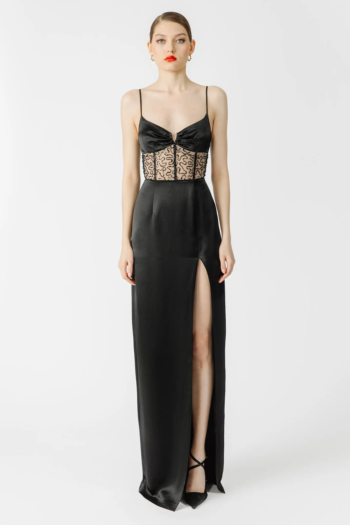 Isobel Satin Gown