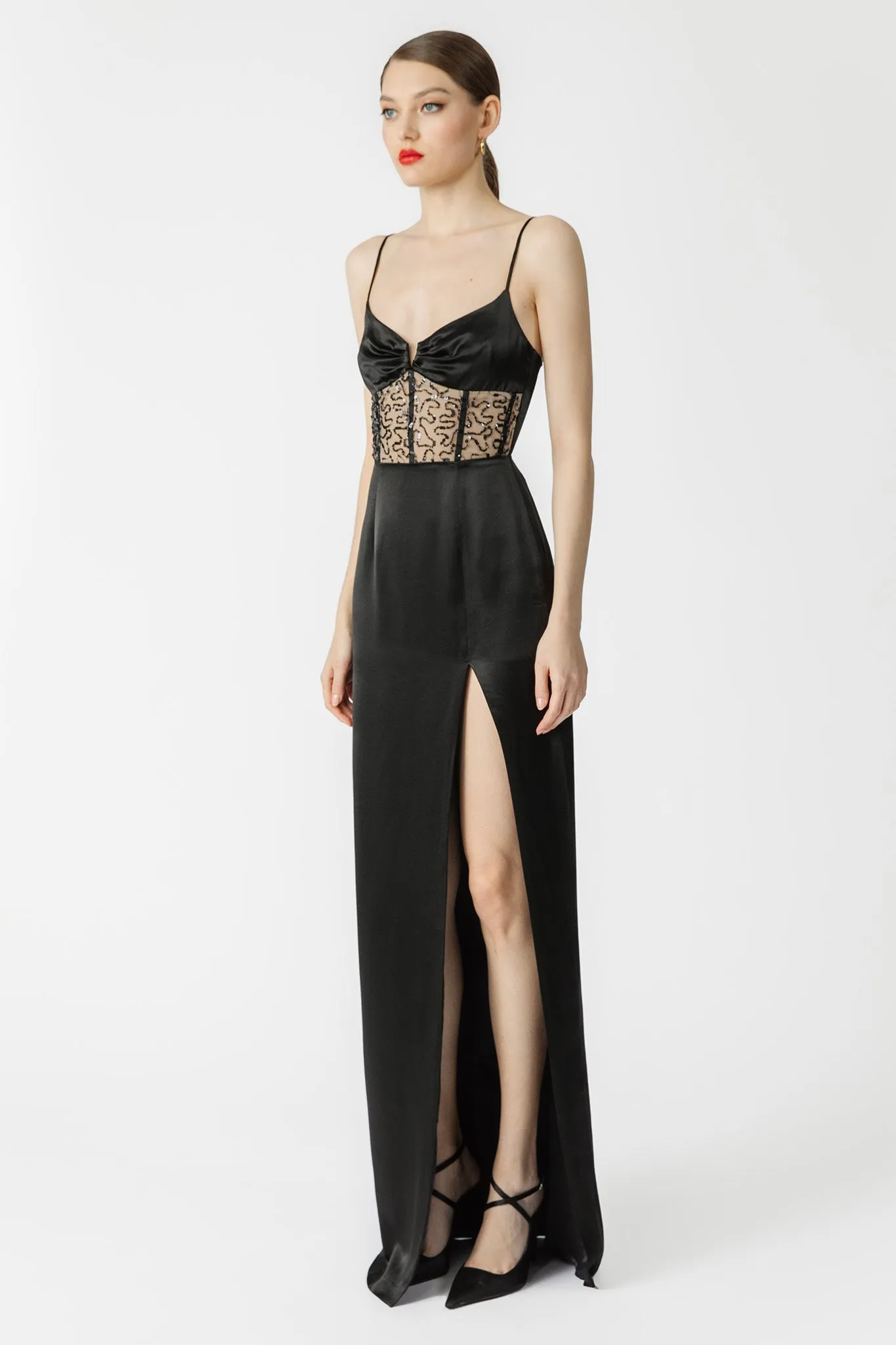 Isobel Satin Gown
