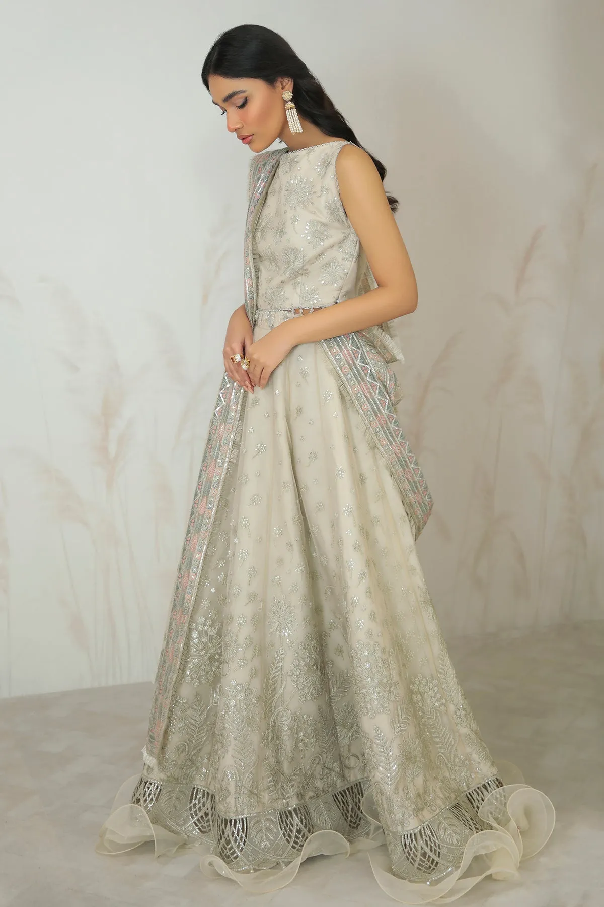 Jazmin Embroidered Chiffon 2022 | FUSION OF DELUXE | MOONSHINE B