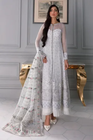 Jazmin Embroidered Chiffon 2022 | IRÍS LUXURY EDITION | ICE WHITE